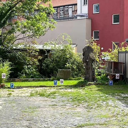 Appartamento Kaufmannshof Mit Fachwerkcharme Quedlinburg Esterno foto